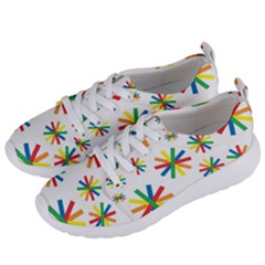 Celebrate Pattern Colorful Design Women s Lightweight Sports Shoes by Ravend