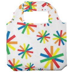 Celebrate Pattern Colorful Design Foldable Grocery Recycle Bag by Ravend