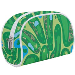 Golf Course Par Golf Course Green Make Up Case (large) by Ravend