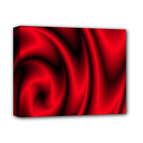 Background Red Color Swirl Deluxe Canvas 14  X 11  (stretched) by Ravend