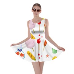 Summer Fair Food Goldfish Skater Dress by Ravend