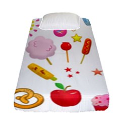 Summer Fair Food Goldfish Fitted Sheet (single Size) by Ravend