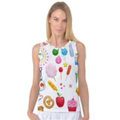 Summer Fair Food Goldfish Women s Basketball Tank Top by Ravend