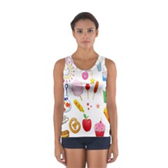 Summer Fair Food Goldfish Sport Tank Top  by Ravend