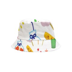 Summer Fair Food Goldfish Inside Out Bucket Hat (kids) by Ravend