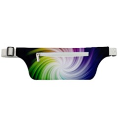 Rainbow Swirl Twirl Active Waist Bag by Ravend