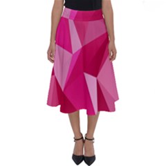 Pattern Halftone Geometric Perfect Length Midi Skirt by Ravend