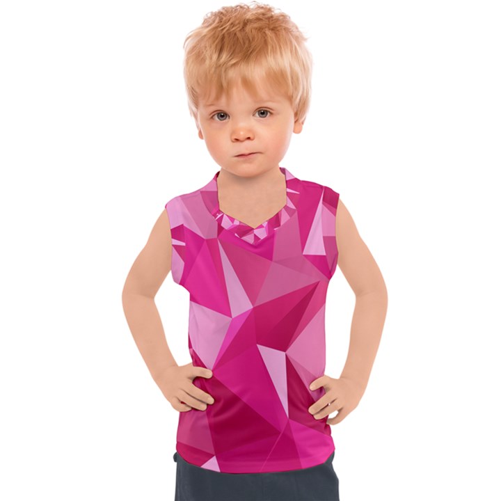 Pattern Halftone Geometric Kids  Sport Tank Top