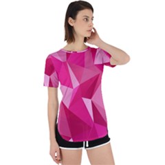 Pattern Halftone Geometric Perpetual Short Sleeve T-shirt by Ravend