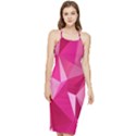 Pattern Halftone Geometric Bodycon Cross Back Summer Dress View1