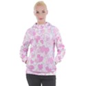 Valentine Background Hearts Bokeh Women s Hooded Pullover View1