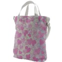 Valentine Background Hearts Bokeh Canvas Messenger Bag View1