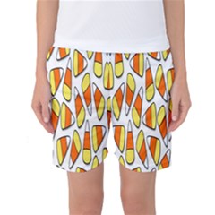 Candy Corn Halloween Candy Candies Women s Basketball Shorts by Ravend