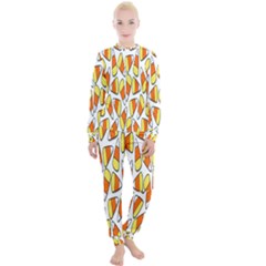 Candy Corn Halloween Candy Candies Women s Lounge Set