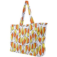 Candy Corn Halloween Candy Candies Simple Shoulder Bag by Ravend