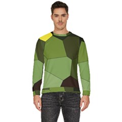 Mosaic Structure Background Tile Men s Fleece Sweatshirt by Ravend