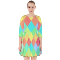 Low Poly Triangles Smock Dress by Ravend