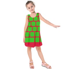 Keyboard Keys Computer Input Pc Kids  Sleeveless Dress by Ravend