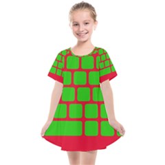 Keyboard Keys Computer Input Pc Kids  Smock Dress by Ravend