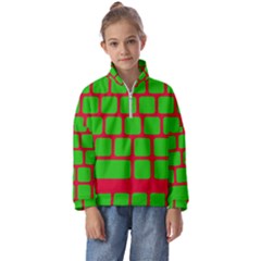 Keyboard Keys Computer Input Pc Kids  Half Zip Hoodie by Ravend