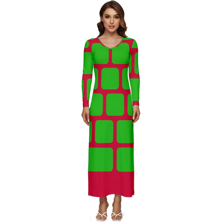 Keyboard Keys Computer Input Pc Long Sleeve Longline Maxi Dress