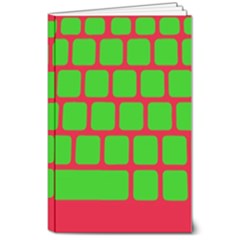 Keyboard Keys Computer Input Pc 8  X 10  Softcover Notebook by Ravend