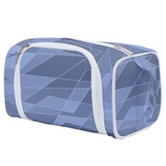 Lines Shapes Pattern Web Creative Toiletries Pouch by Ravend