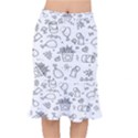 Set Chalk Out Scribble Collection Short Mermaid Skirt View1