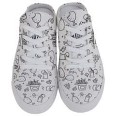 Set Chalk Out Scribble Collection Half Slippers by Ravend