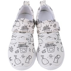 Set Chalk Out Scribble Collection Women s Velcro Strap Shoes by Ravend