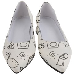 Set Chalk Out Scribble Collection Women s Block Heels  by Ravend