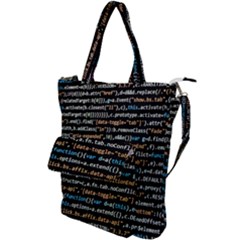 Close Up Code Coding Computer Shoulder Tote Bag by Amaryn4rt