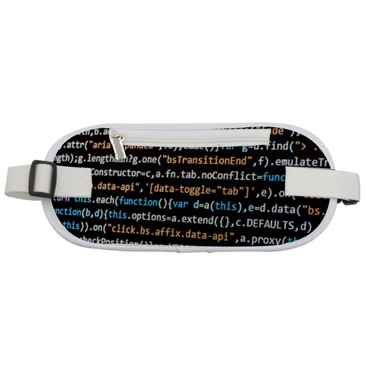 Close Up Code Coding Computer Rounded Waist Pouch