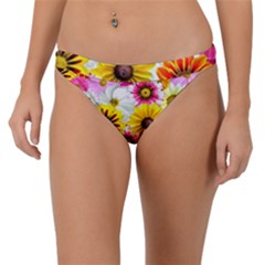 Flowers Blossom Bloom Nature Plant Band Bikini Bottoms by Amaryn4rt