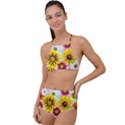 Flowers Blossom Bloom Nature Plant Halter Tankini Set View1