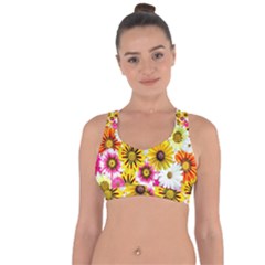 Flowers Blossom Bloom Nature Plant Cross String Back Sports Bra by Amaryn4rt