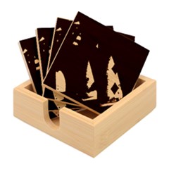 Card Game Mood The Tarot Bamboo Coaster Set by Amaryn4rt