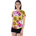 Flowers Blossom Bloom Nature Plant Back Cut Out Sport T-Shirt View1