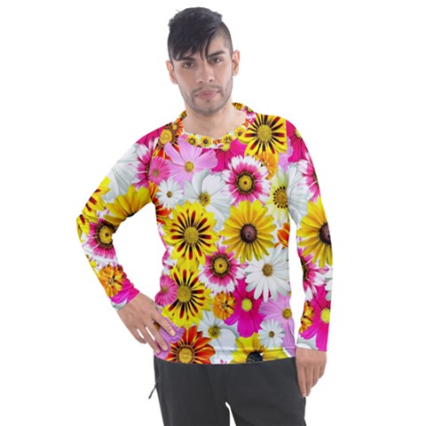 Flowers Blossom Bloom Nature Plant Men s Pique Long Sleeve T-shirt by Amaryn4rt