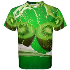 Kiwi Fruit Vitamins Healthy Cut Men s Cotton T-shirt by Amaryn4rt