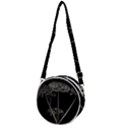 Dog Tube White Night Dark Ice Crossbody Circle Bag View1