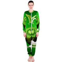 Kiwi Fruit Vitamins Healthy Cut Onepiece Jumpsuit (ladies) by Amaryn4rt