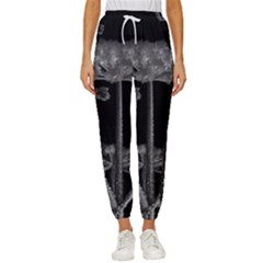 Dog Tube White Night Dark Ice Women s Cropped Drawstring Pants by Amaryn4rt