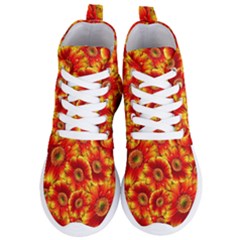 Gerbera Flowers Blossom Bloom Women s Lightweight High Top Sneakers by Amaryn4rt