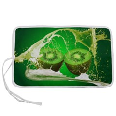 Kiwi Fruit Vitamins Healthy Cut Pen Storage Case (l) by Amaryn4rt