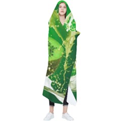 Kiwi Fruit Vitamins Healthy Cut Wearable Blanket by Amaryn4rt