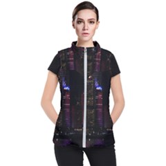 Hong Kong China Asia Skyscraper Women s Puffer Vest by Amaryn4rt