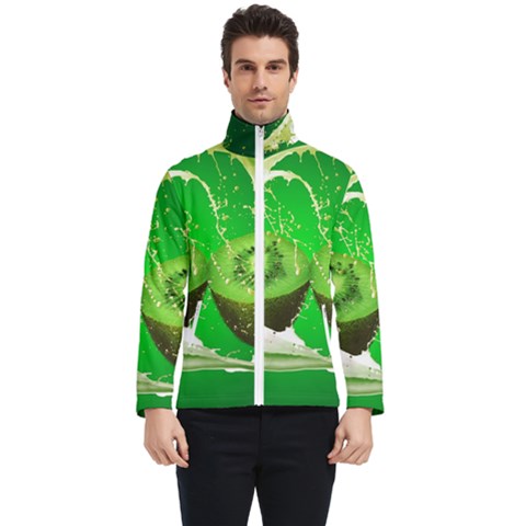 Kiwi Fruit Vitamins Healthy Cut Men s Bomber Jacket by Amaryn4rt