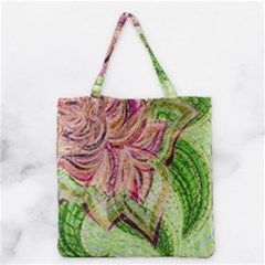 Colorful Design Acrylic Canvas Grocery Tote Bag by Amaryn4rt