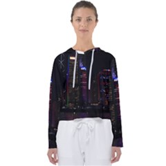 Hong Kong China Asia Skyscraper Women s Slouchy Sweat